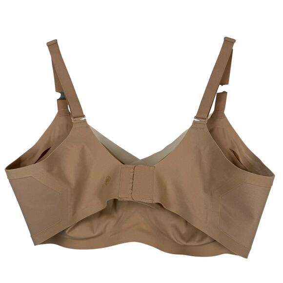 HONEYLOVE CROSSOVER WIRELESS BRA SAND Nude SIZE Medium 36B/C - Picture 5 of 8